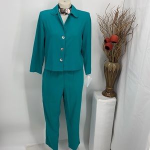 Diane Richard pants set jacket extra small pants 8